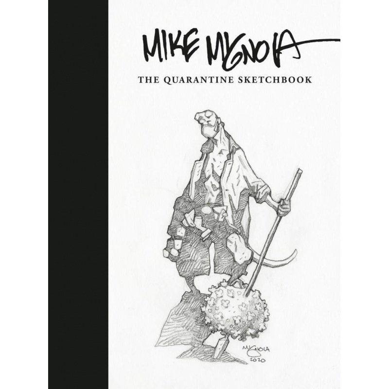 品图正版现货 Mike Mignola Sketchbook 麦克米格诺拉 速写素描草稿集画集 英文原版进口 卡通人物漫画铅笔素描彩铅手绘手稿临摹画册美术画册素描教程 地狱男爵作者素描原作书籍畅销书