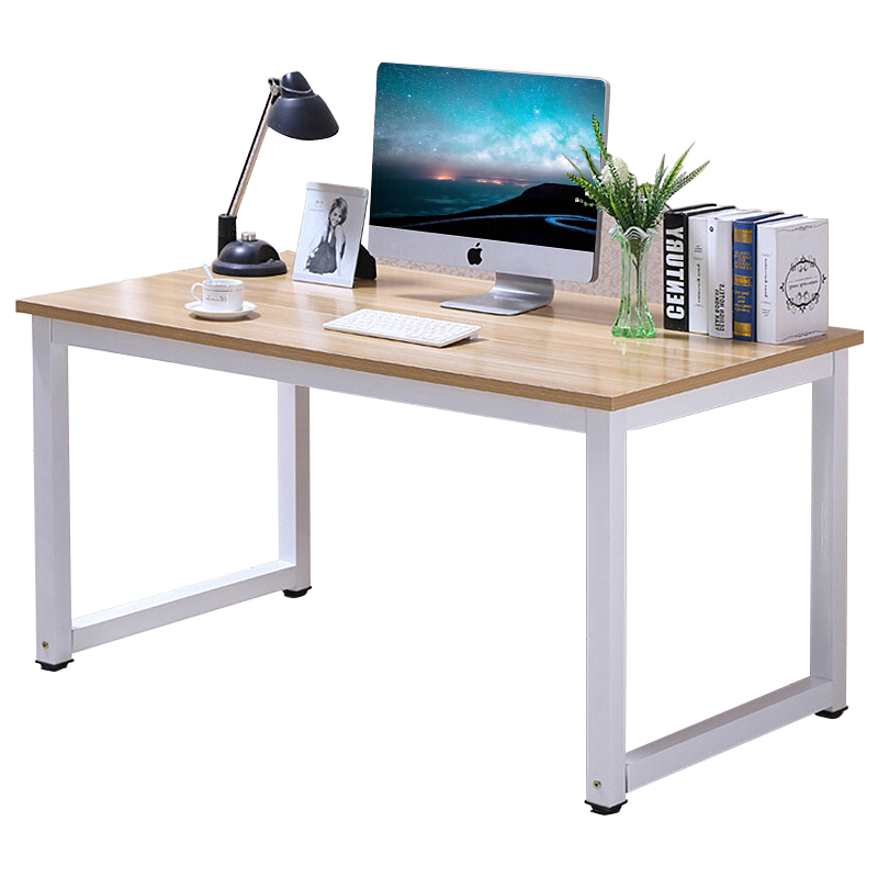 顺富美(SHUNFUMEI)学习桌 1.2米办公桌电脑桌简易书桌现代简约钢木桌 单位办公家具一站式采购