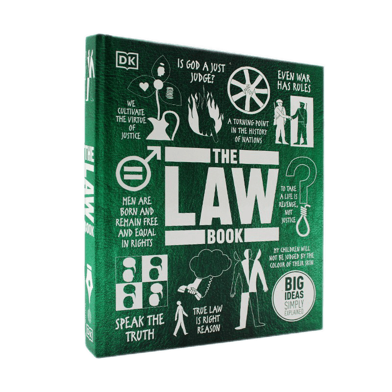 现货包邮 DK百科丛书 The Law Book 法律百科 伟大想法的简单解释插图法律史 283-284页内容敏感 海关撕毁处理 介意慎拍