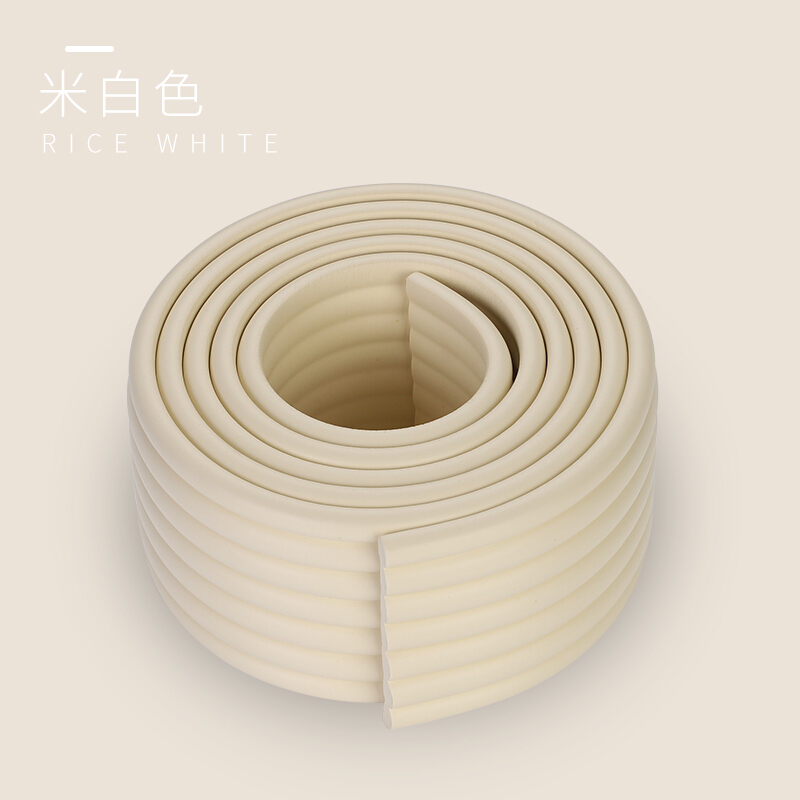 嗨趣横梁碰头柱子撞条楼梯扶手包套护栏杆包边装饰房梁包角 米白色 10