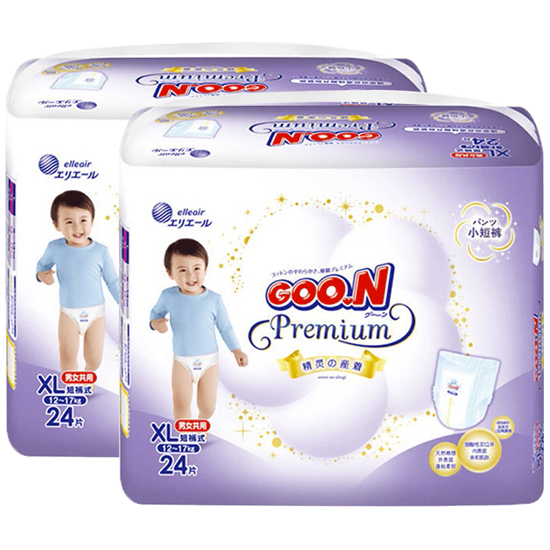 ���棨Huggies��Сɭ������ֽ��� �ɳ���Ӥ����ʪ����͸�� ������XL30Ƭ(12-17kg) 59.8Ԫ