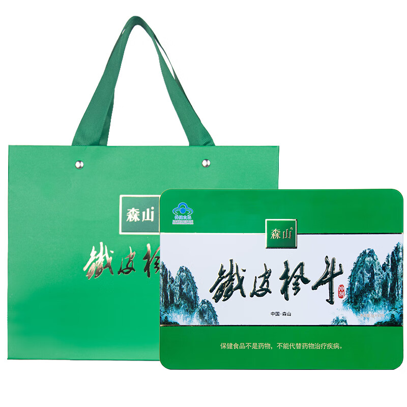 森山牌铁皮枫斗冲剂  石斛粉 60包 保健品 【 新年货礼盒 送礼滋补】 60包冲剂礼盒装