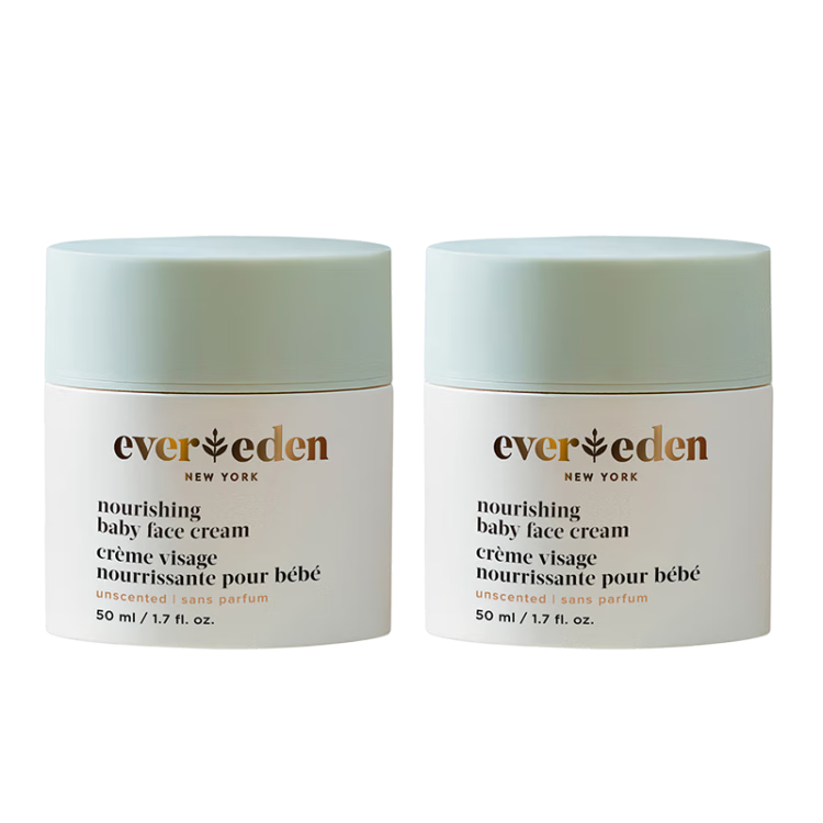 Evereden儿童面霜宝宝保湿面霜滋润舒缓安唯伊婴儿安心面霜50ml*2