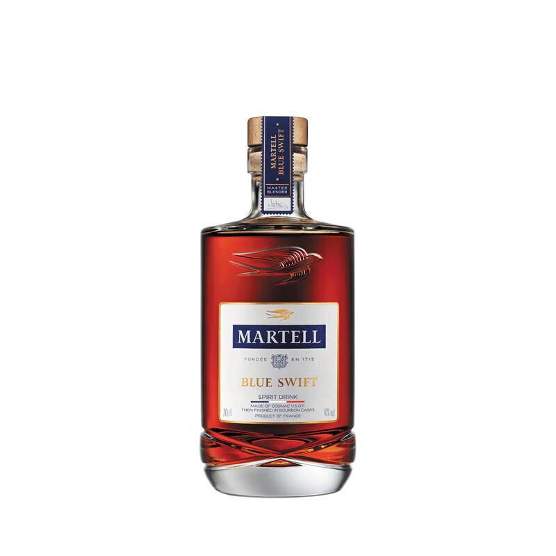 马爹利(martell)波本 蓝淬燕 法国干邑白兰地 洋酒 700ml 700ml 1瓶