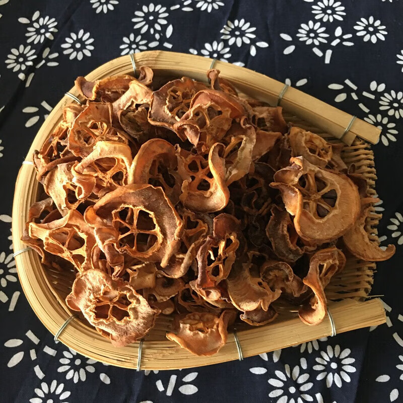 云南野生干酸木瓜片250克百花酸木瓜干片木梨片泡酒傣味沖酸湯