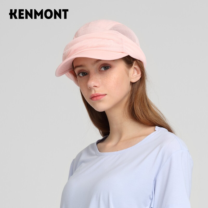 卡蒙（KENMONT）km-3030 女夏天防晒遮阳太阳帽子 裸粉色