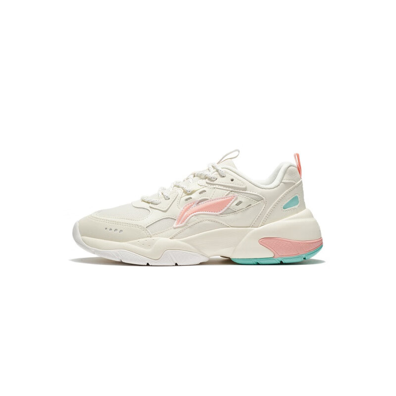 夏季新款低帮轻便鞋子网面透气运动鞋 agcr478-1香草白/米白色/冰绿色