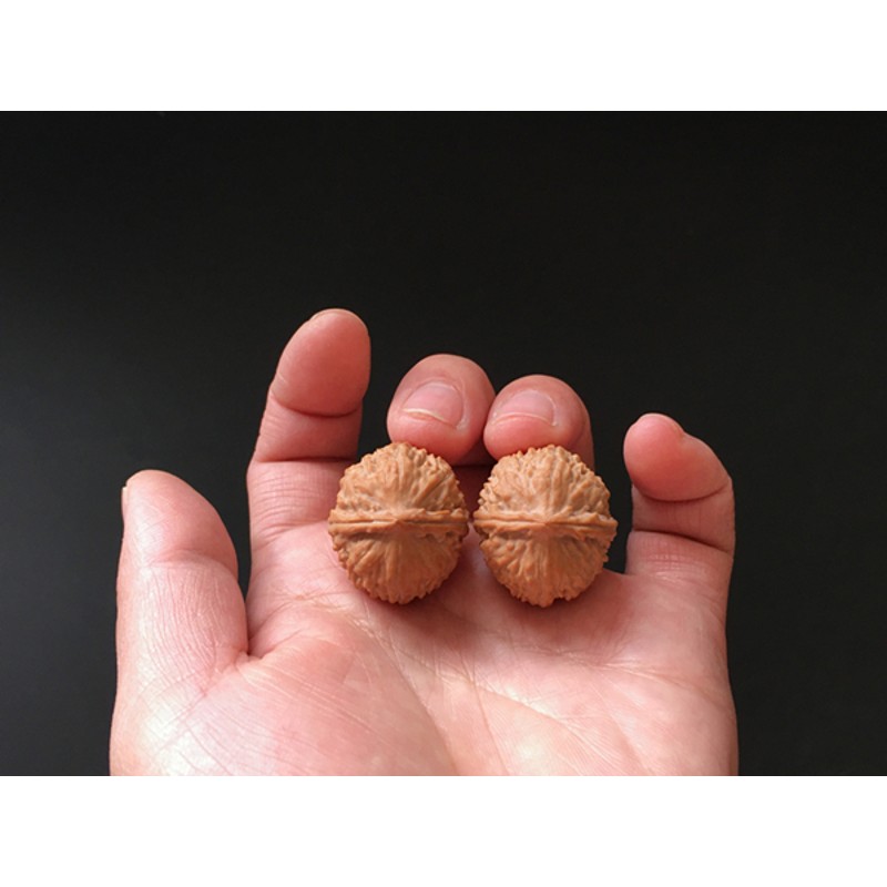 蝶灿 门头沟京八棱文玩核桃小手捻精致桃心圆秋子绣球粗筋麒麟水龙