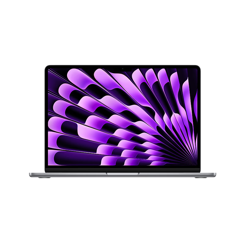 Apple/苹果AI笔记本/2024MacBookAir13.6英寸M3(8+10核)8G512G深空灰电脑MRXP3CH/A