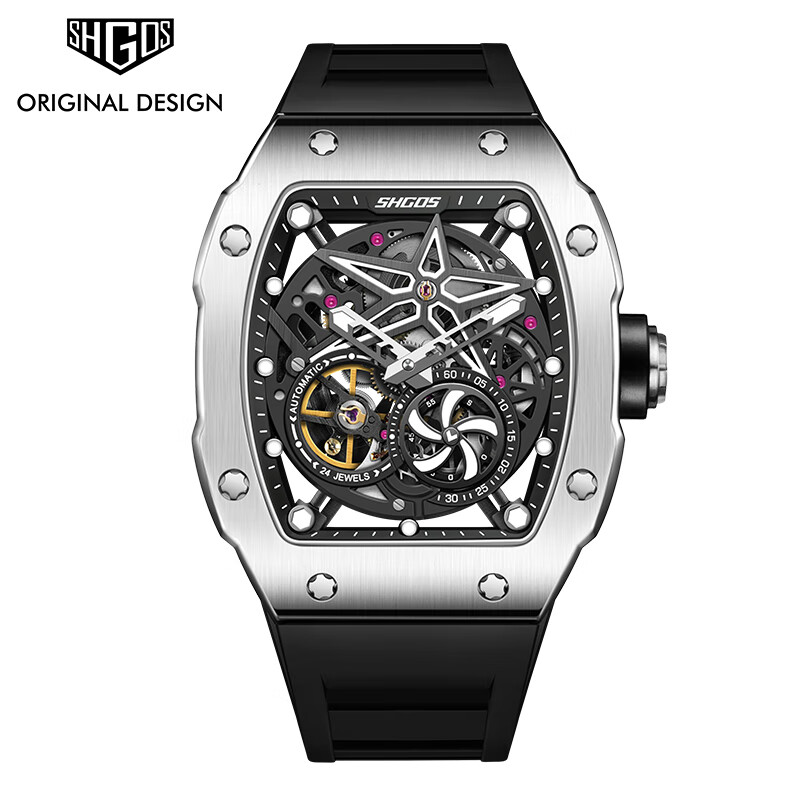 罗格斯发布全新斗转星移系列全自动镂空机械腕表