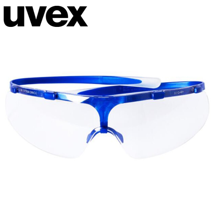 德国进口优唯斯uvex护目镜 蓝色时尚 骑行护目镜防风沙轻巧护目镜 防飞溅化学实验眼镜