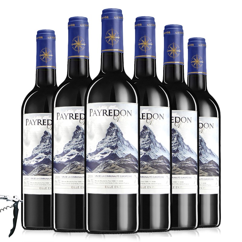 佩顿庄园(PAYREDON MANOR)法国原瓶进口14度红酒 阿尔卑斯干红葡萄酒红酒整箱