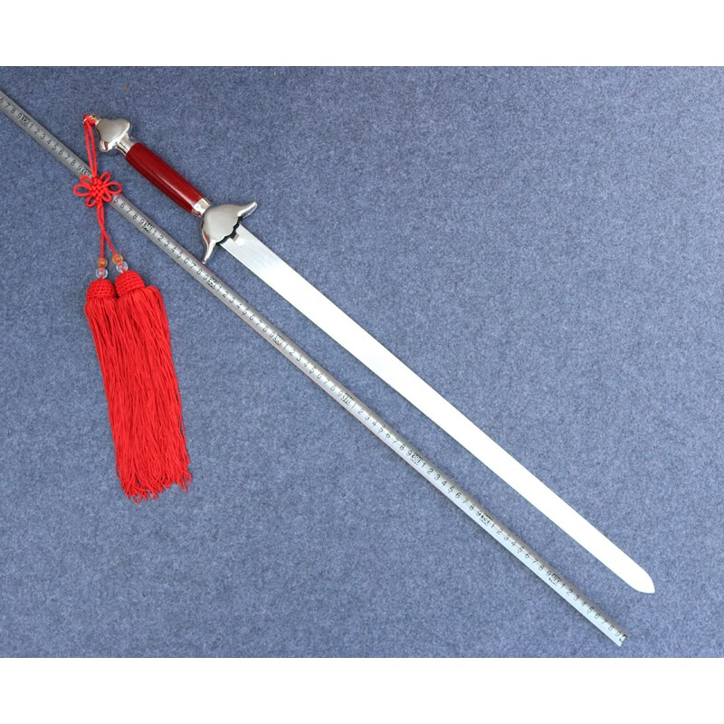 太极剑武术表演剑软剑响剑成人儿童表演剑健身晨练剑半硬剑未开刃 软