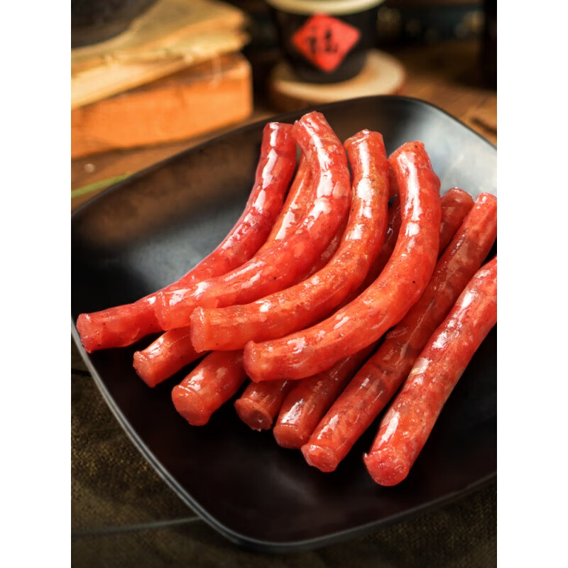 轻即蜀迷你小香肠广式细腊肠甜味正宗四川火锅食材烧烤串小烤肠特产