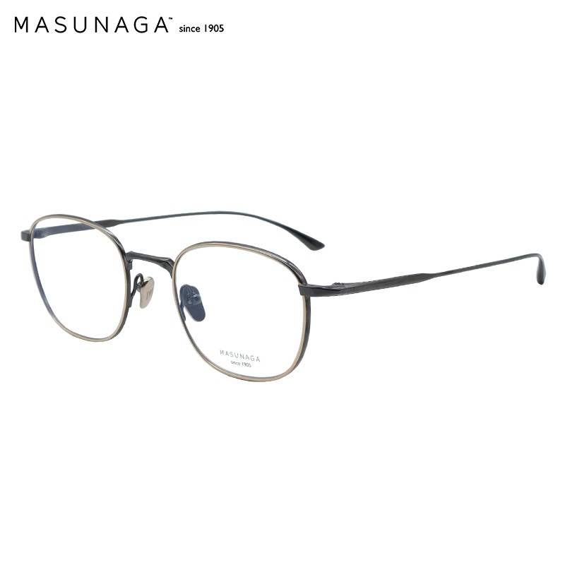masunaga[免费配镜]增永近视眼镜框daily news#ltd 依视路单光1.