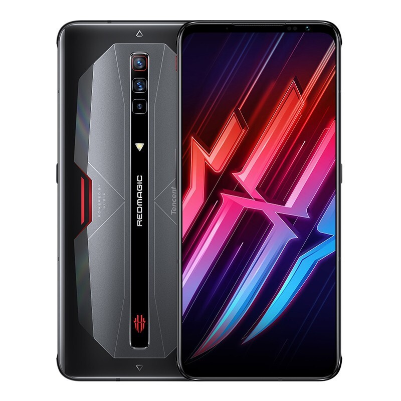 努比亚 nubia 腾讯红魔游戏手机6Pro 12GB+256GB 玄铁黑 电竞5G手机 165Hz屏幕刷新率 骁龙888