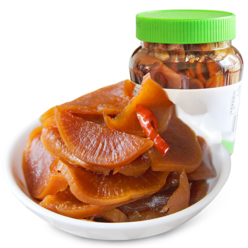 维霆爽脆萝卜海南特产沙田玉腌制萝卜干酱菜下饭 450g香脆萝卜干*1瓶