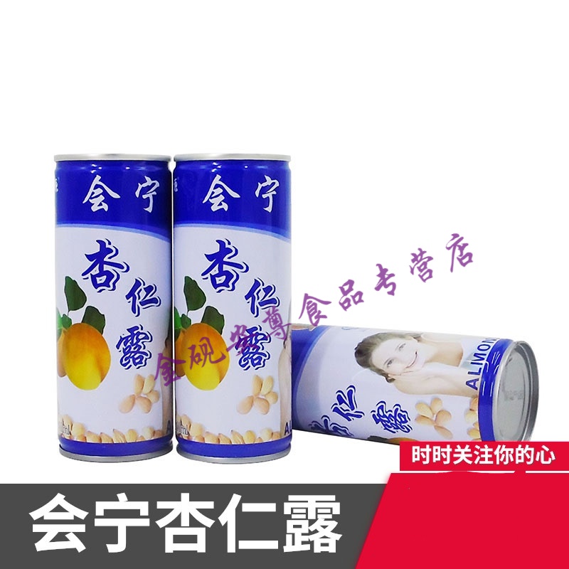 星润嘉甘肃会宁特产杏仁露240ml罐装植物蛋白饮料饮品速溶豆奶 24罐