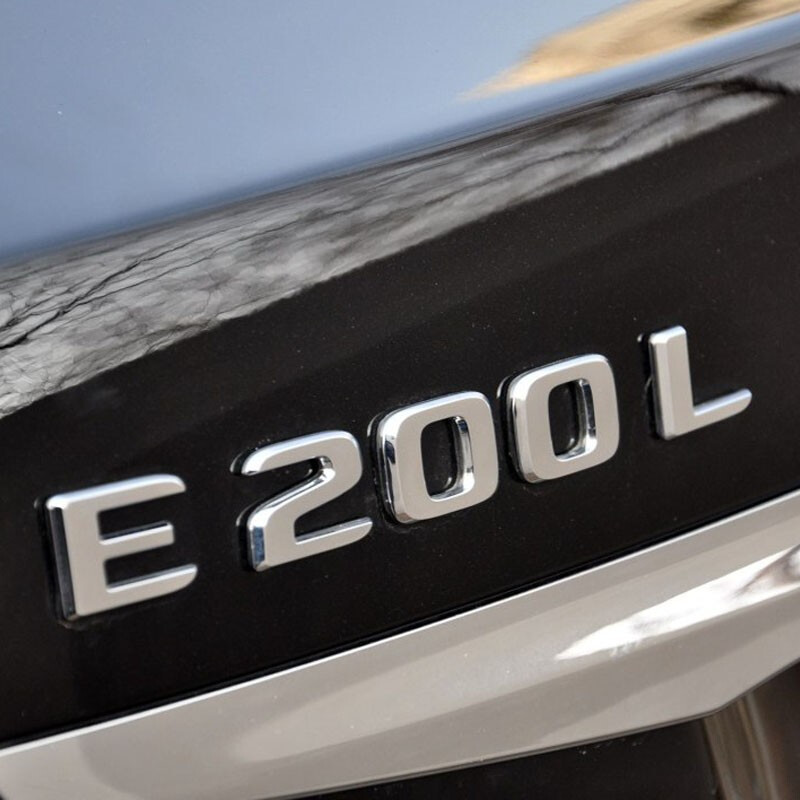 17-21新款奔驰e300l车标e320l字标e260l e350l 4matic北京奔驰尾标车