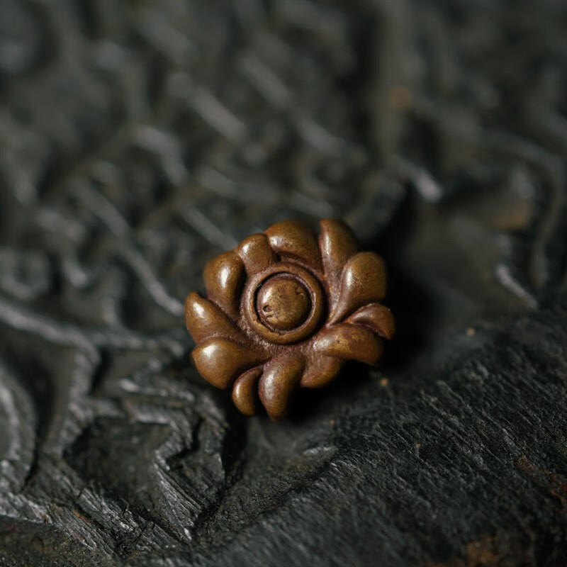 石俞记藏式格桑花古朴复刻经典背云百搭配饰配件老念珠佛珠小元素