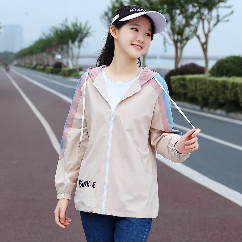 锡曼尘初中生外套女15s岁至16s岁春秋款17休闲14少女装春秋装新款13