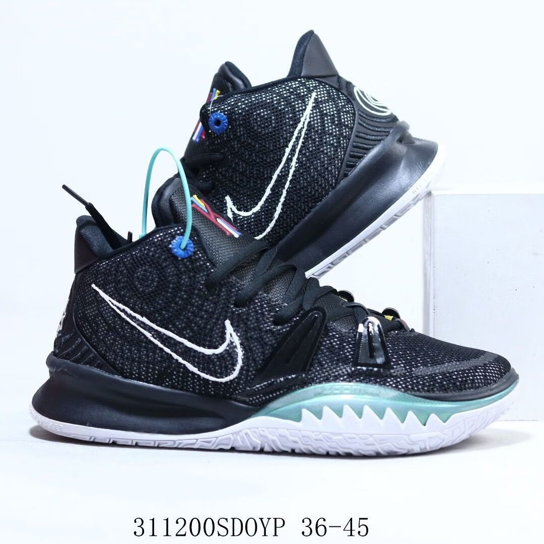 aj新款欧文7冰与火红蓝鸳鸯黄绿愿景数学公式kyrie 7实战耐 欧文7代