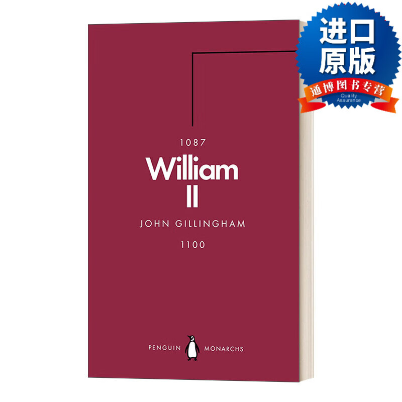 英文版 william ii (penguin monarchs)  英国君王史:威廉二世 平装 