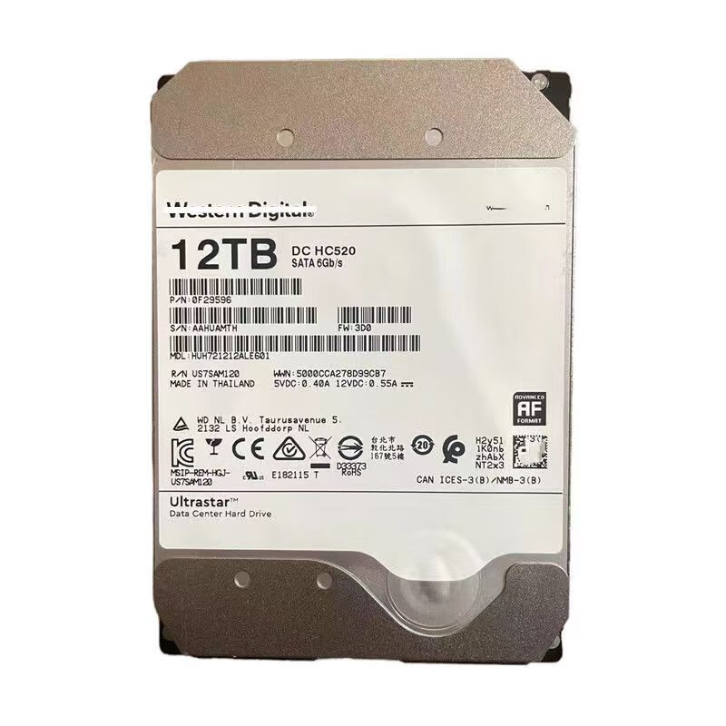 海康威视监控硬盘 西数3.5英寸 SATA接口 12TB WD121PURZ