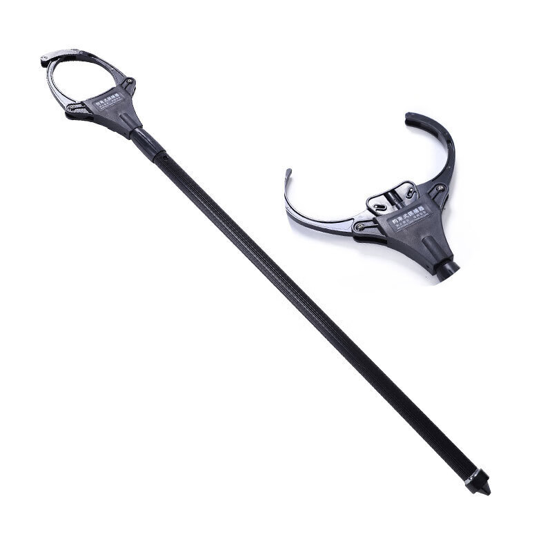 晋野 铝合金脚叉 防暴脚叉/脚叉推送式防暴学校车站防暴钢叉伸缩防暴