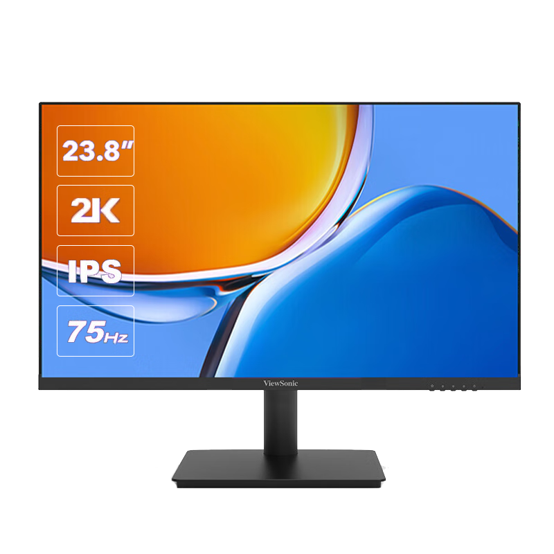 ɣViewSonic 23.8Ӣ2K IPS̨ʽ 75Hz HDR ⲻƵ ΢ߵⲻ 칫 ʾ VA2462-2K-HD551.65Ԫ