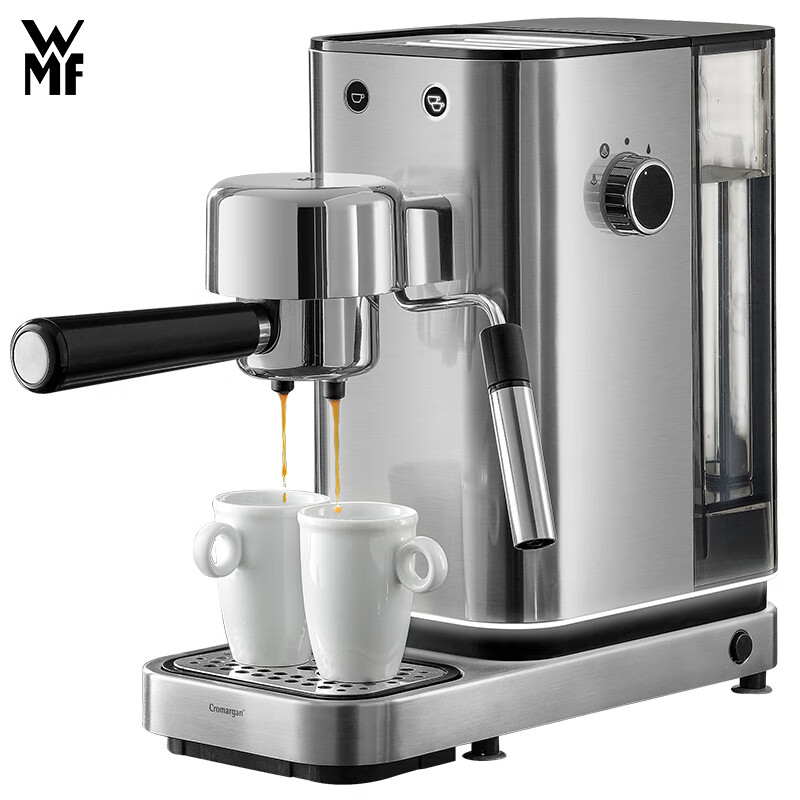 福腾宝（WMF）咖啡机 意式小型家用半自动自带蒸汽打奶泡器