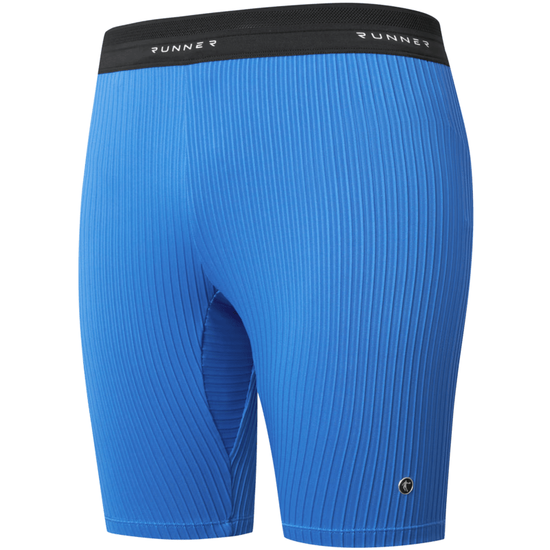 乔丹飞影短裤男半弹裤子男马拉松专业透气跑步压缩运动裤男 卡布里蓝/黑色 3XL 190