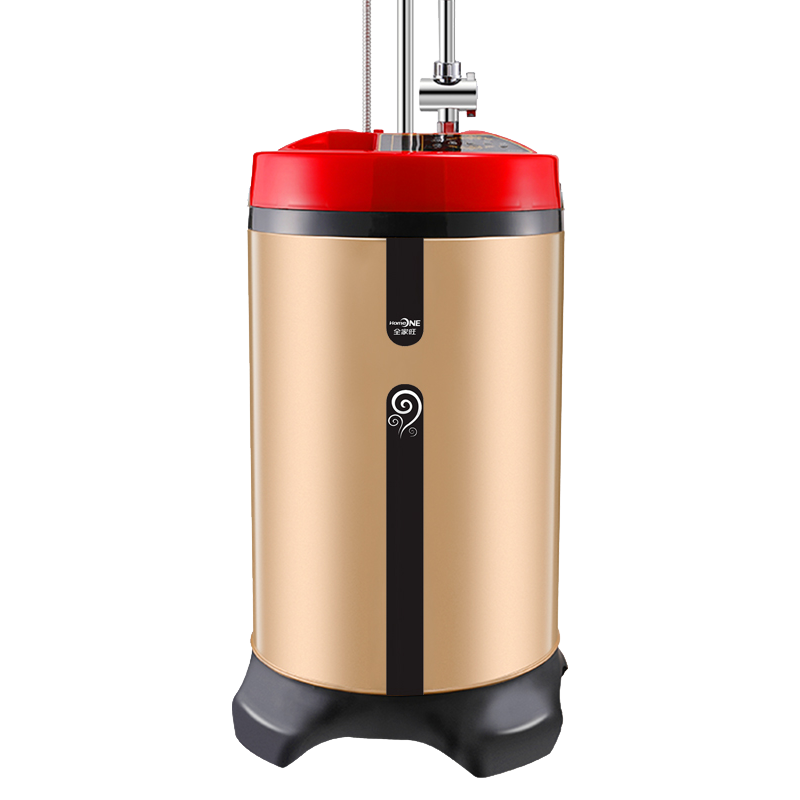 全家旺移動(dòng)洗澡機(jī)電熱水器農(nóng)村戶外家用即熱式出租房發(fā)廊儲(chǔ)水式斷電洗澡機(jī)全自動(dòng)豎式小型速熱式大容量 2020至尊斷電升級(jí)款（金桶紅蓋）