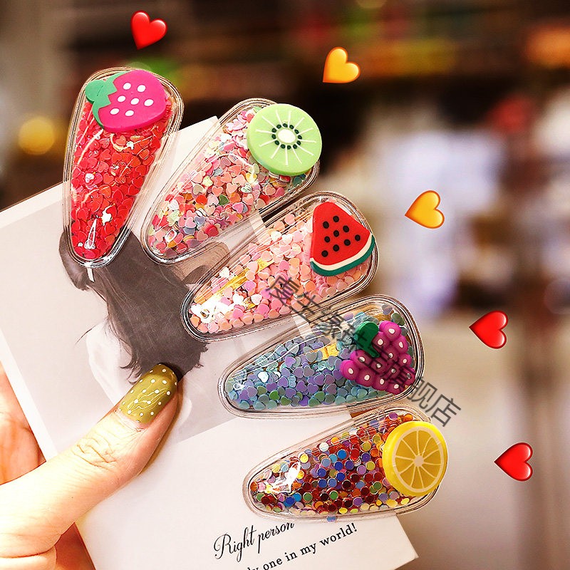 发卡头饰夹子韩国发夹边夹少女刘海夹ins儿童发饰卡子女 6#发夹5个装