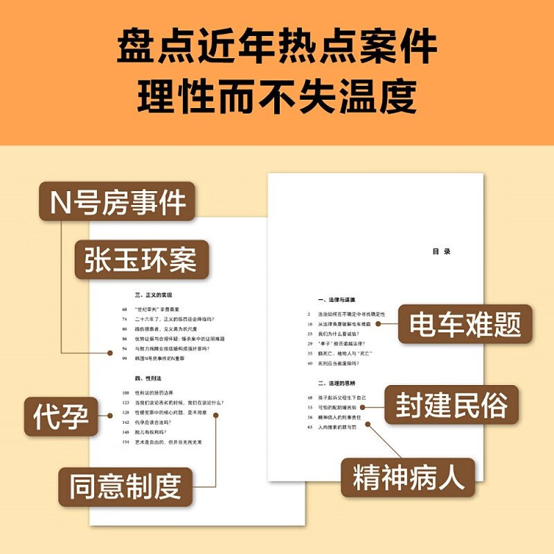 圆圈正义+法治的细节罗翔作为自由前提的信念刑法法律正版书籍 法治的细节-罗翔