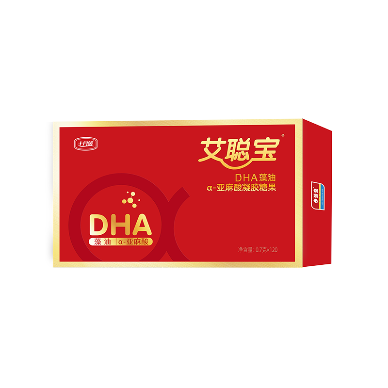 十月馨【官方直營】十月馨 艾聰寶 DHA藻油α-亞麻酸凝膠糖果 每盒120粒