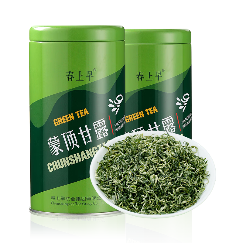 春上早特級(jí)蒙頂甘露 2025新茶四川高端明前春茶嫩芽綠茶葉125g年貨禮盒