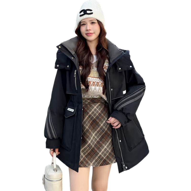 ѼѼ YAYA ���޷�Ů�г��� 2025�����¿� ����������ñ�ɿ˷� XB ��ɫ M 120-140�� 229Ԫ(����ȯ)