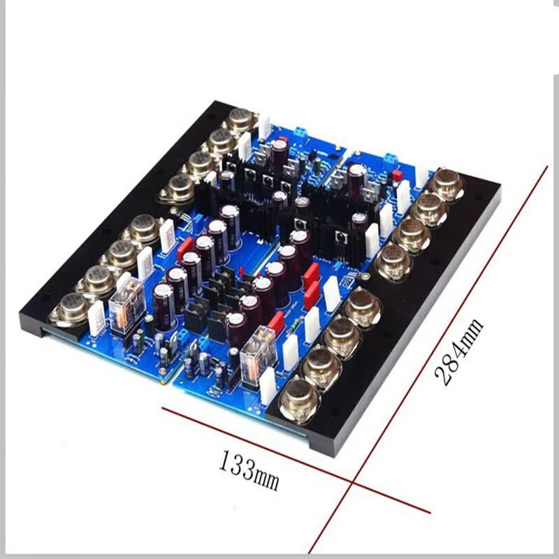 a50发烧纯后级功放板 hifi 金封管 场管复合推动可调甲类乙大功率