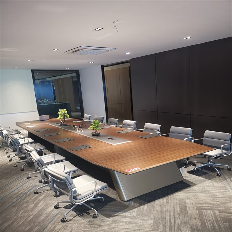 山头林村 高端轻奢会议桌 临赫高端大型会议桌轻奢长桌条桌商务办公室