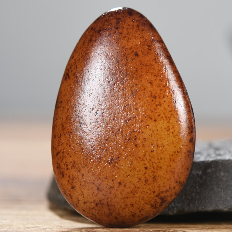 疆友 孤品 和田玉籽料原石吊坠 男女款玉石挂件 17克