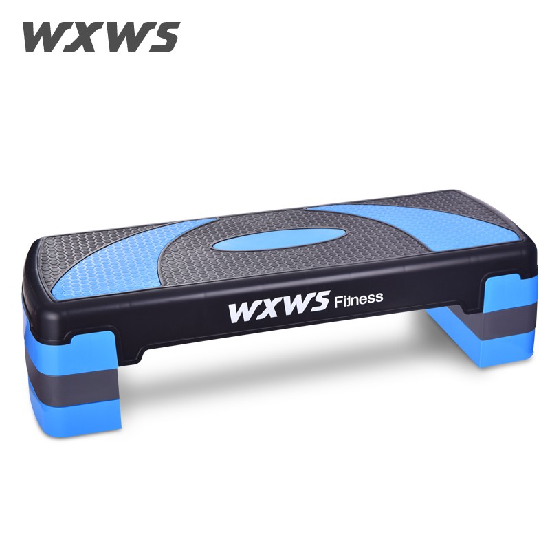 我形我塑 WXWS 健身踏板男女健身器材家用运动踏板有氧操器拉筋板凳 78cm蓝黑撞色