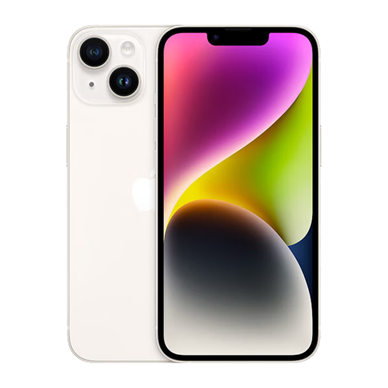 Apple苹果 iPhone 14 (A2884)通5G 智能手机 128GB 星光色 标配10060155704819