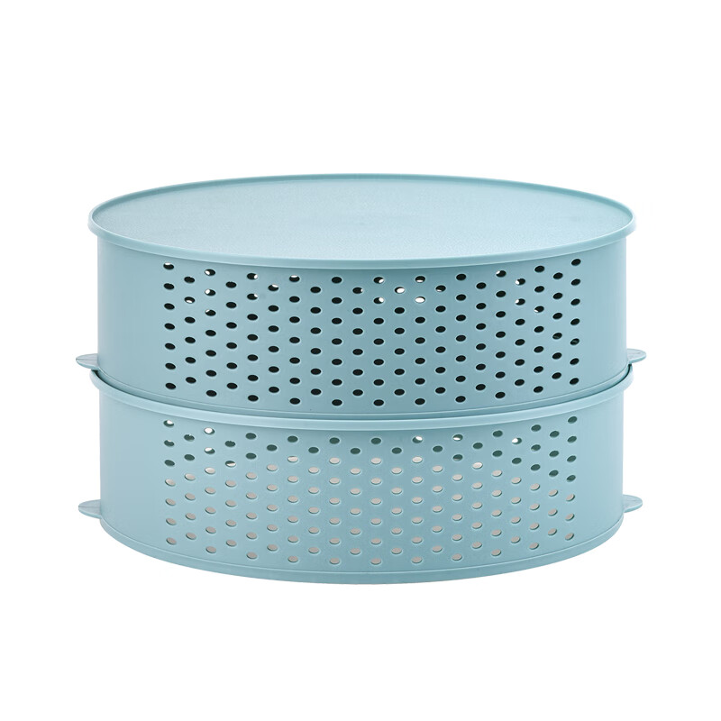 拓进防蝇罩盖菜保温镂空苍剩菜收纳架饭网红神器餐桌尘蚊 2层青瓷绿