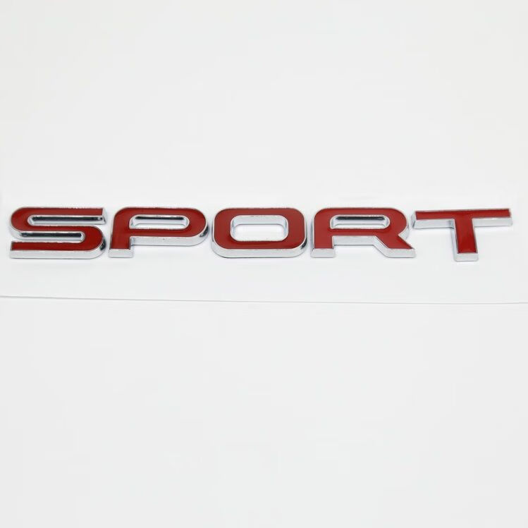 兰桂坊路虎sport后尾标改装hse字标车贴揽胜运动版车贴标车尾门标志贴