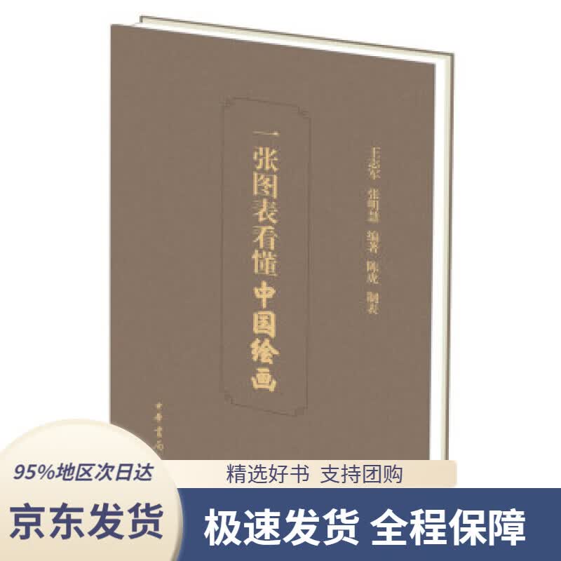【 京东配送 支持团购】一张图表看懂中国绘画王志军,张明慧,陈虎,制表著中华书局9787101129304