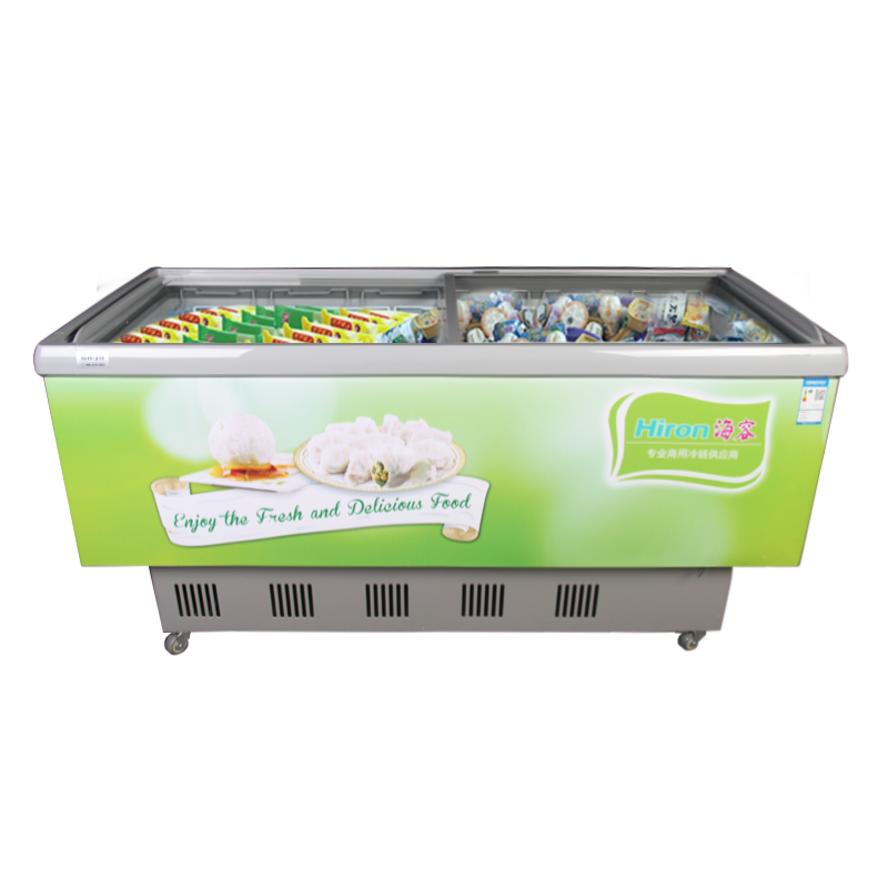 海容【旗艦品/工廠直發(fā)】商用冰柜冷凍冰柜島柜雪糕柜大容量臥式展示柜玻璃門(mén)平底冷柜（深冷-23℃） 550升丨冷凍展示柜丨長(zhǎng)1.87米丨