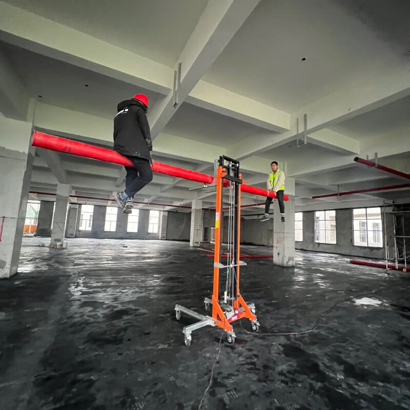 澳颜莱消防管道升降机  安装通风管道电动升降平台220v冷库板空调升降