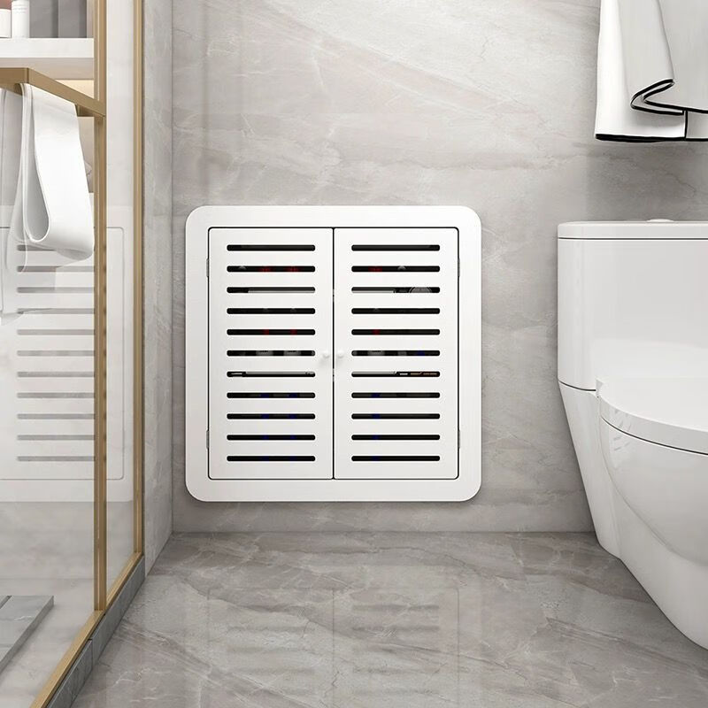 罔济暖气罩格栅 遮挡板地暖分水器遮挡罩盖板暖气片罩装饰遮挡门定制