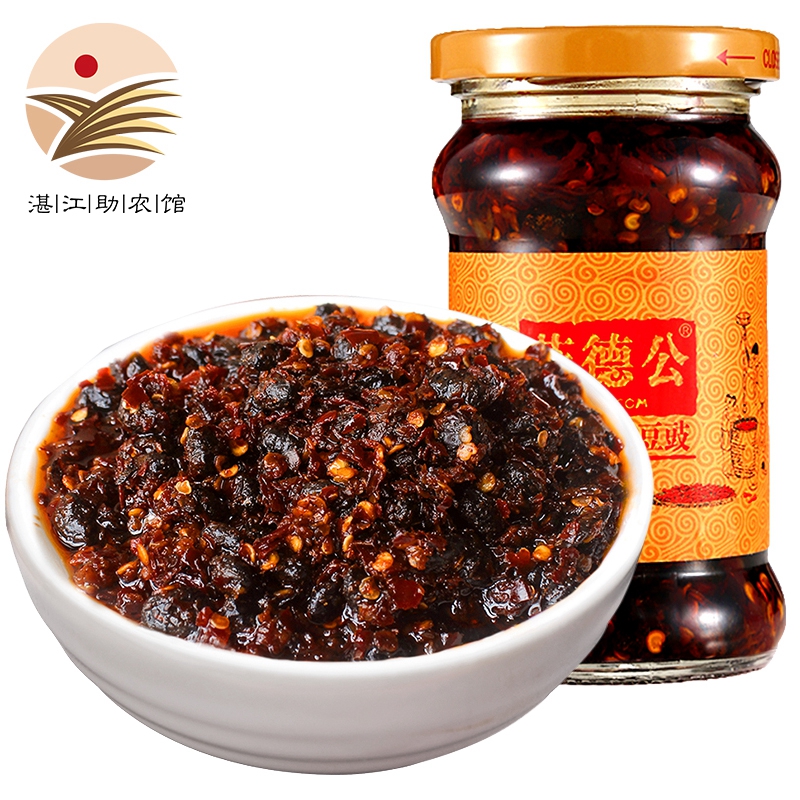 茂德公南派香辣豆豉酱225g阳江香辣风味豆豉辣椒酱下饭菜拌饭拌面酱